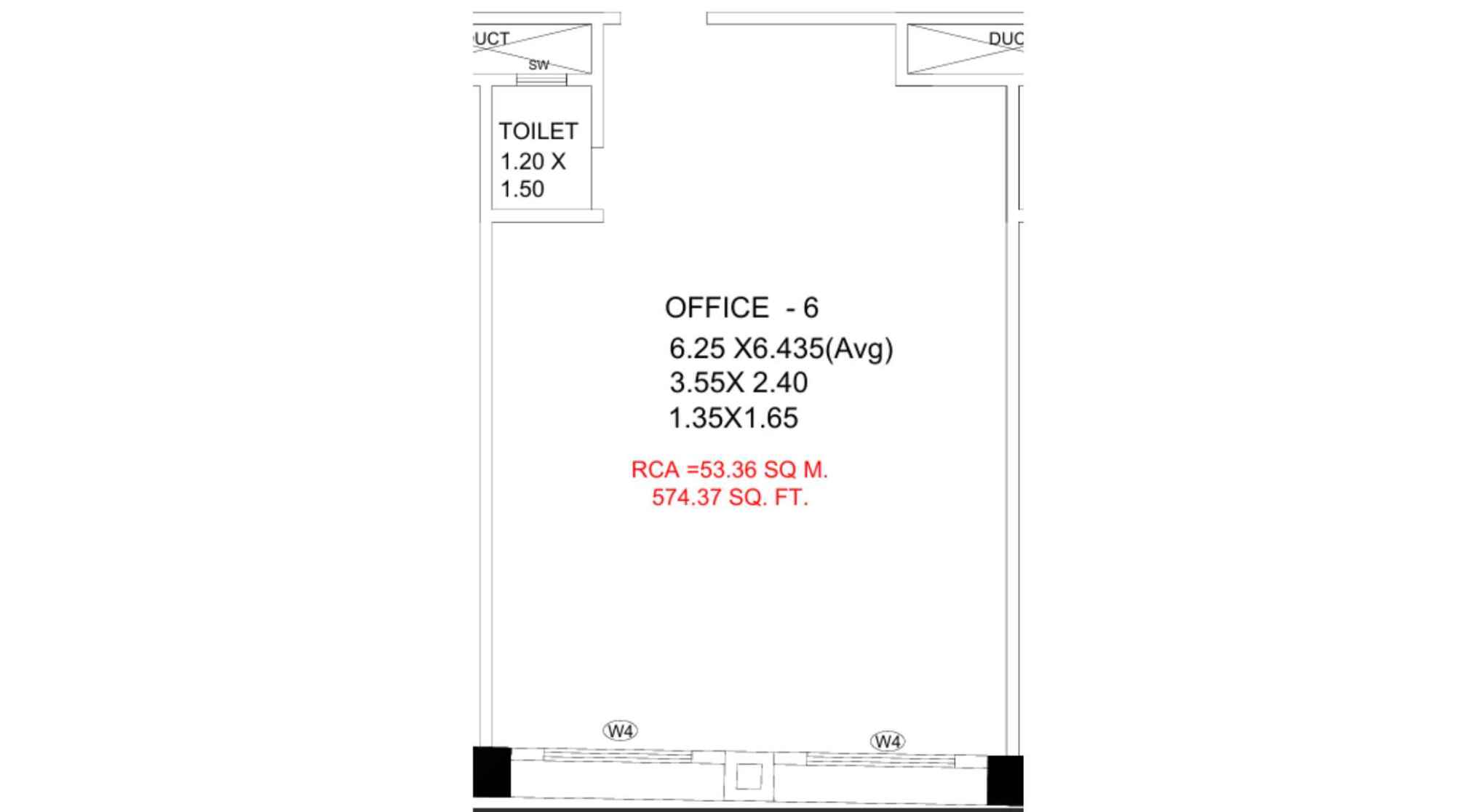 Dosti-Greenscapes-Boulevard-Floor-Plan-574-Sqft